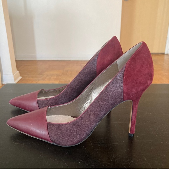 SAM EDELMAN Desiree pony hair and leather panel pumps - Picture 3 of 9